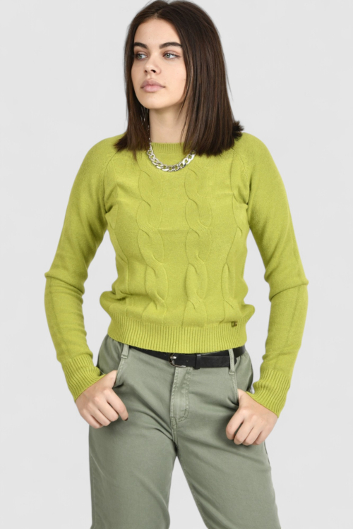 Ženski svijetlo zeleni lagani džemper Damaris