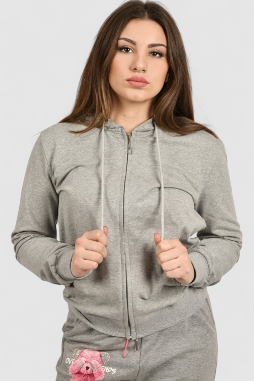 Ženski sivi gornji dio trenirke Lagoon