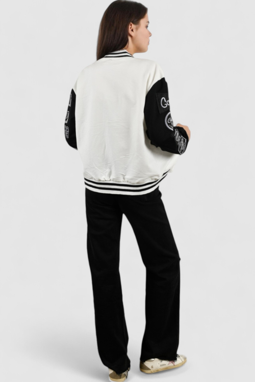 Ženska bijela kratka jakna Aspen