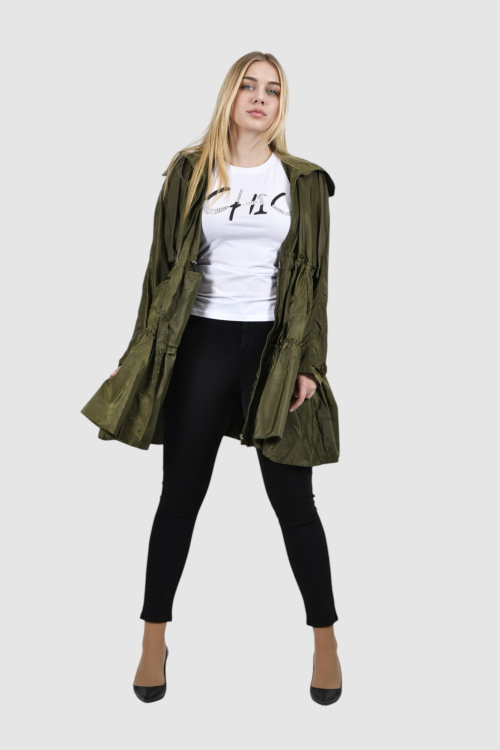 Ženska zelena duga jakna Noa