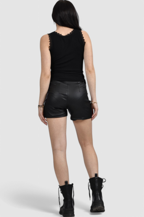 Ženske crne kratke hlače Lainey