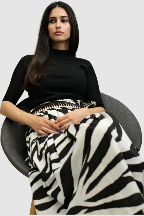 Ženski crni lagani džemper Juliette