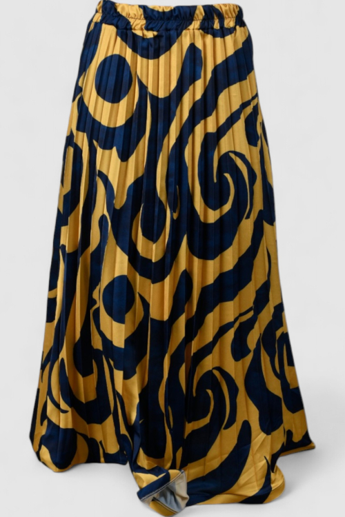 Ženska plava plisirana suknja Eli