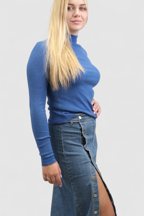 Ženski plavi lagani džemper Opal