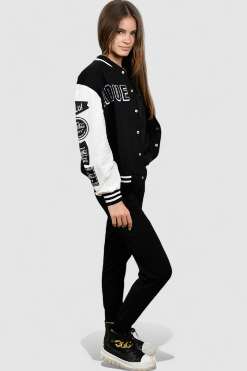 Ženska crna kratka jakna Aspen