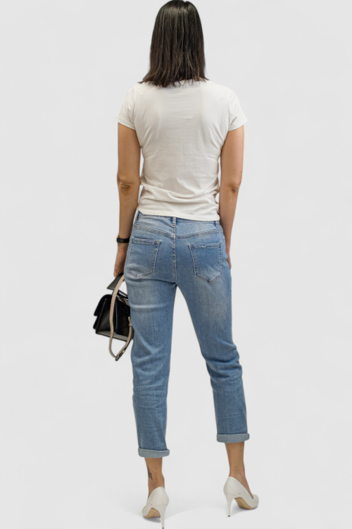 Ženska bijela majica kratki rukav Calypso