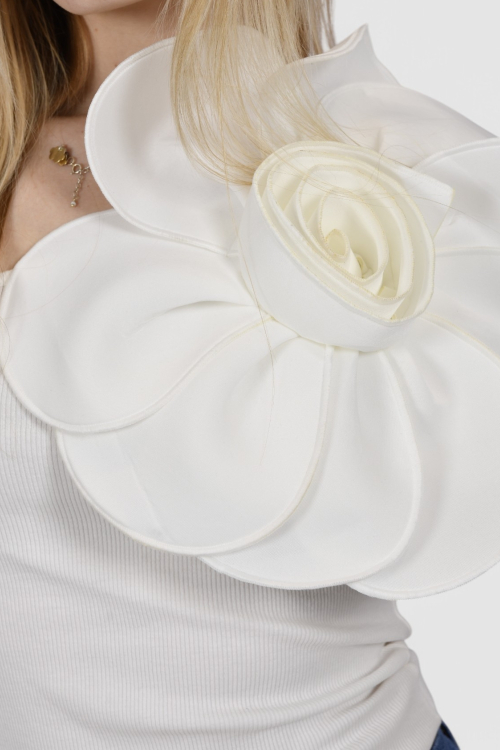 Ženski bijeli elegantni top Selina