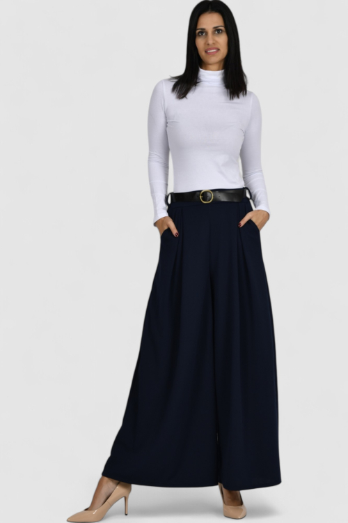 Ženska bijela dolčevita dugi rukav Calista