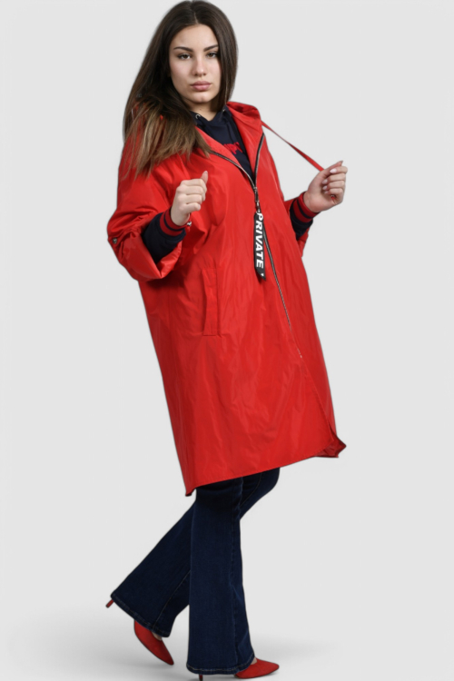 Ženska crvena duga jakna Ilyana