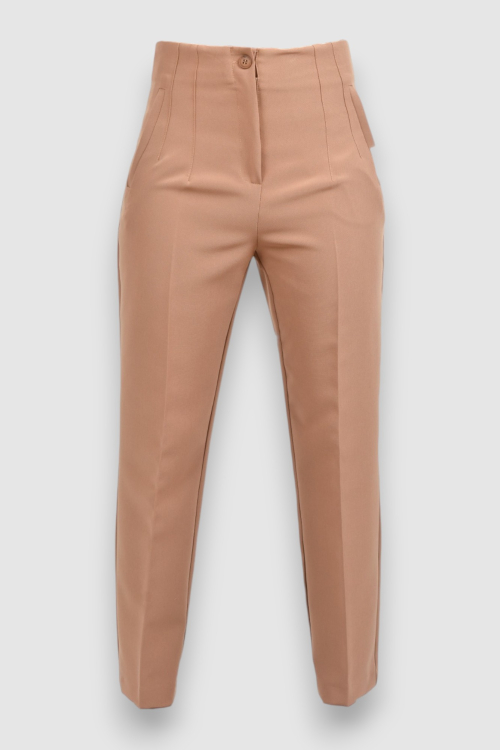 Ženske smeđe klasične hlače Harlow