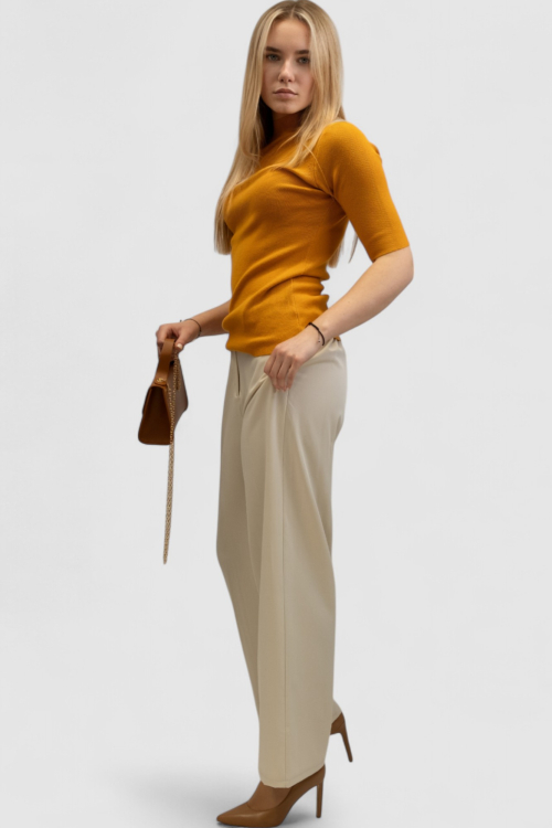 Ženski žuti lagani džemper Juliette