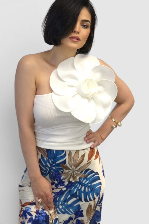 Ženski bijeli top Selin