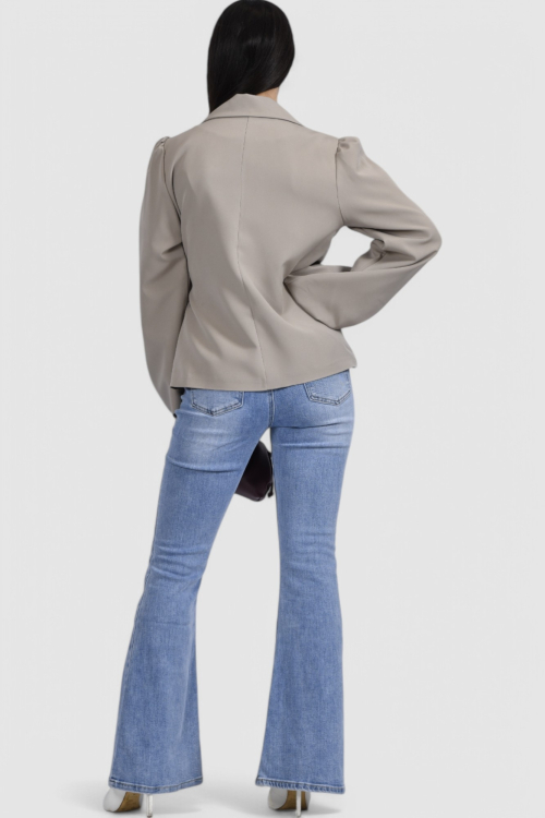 Ženski sivi elegantni sako Charlotte