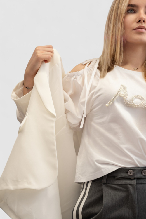 Ženski bijeli  elegantni sako Brenda