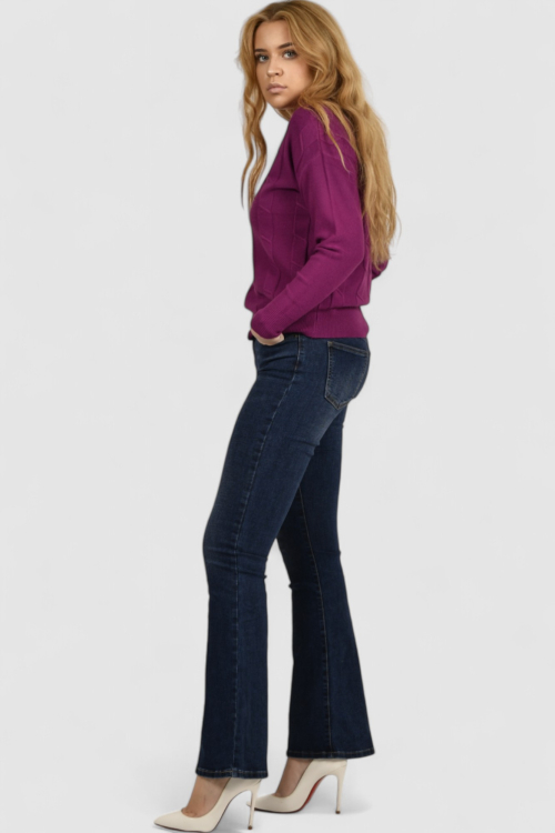 Ženski ljubičasti lagani džemper Erica