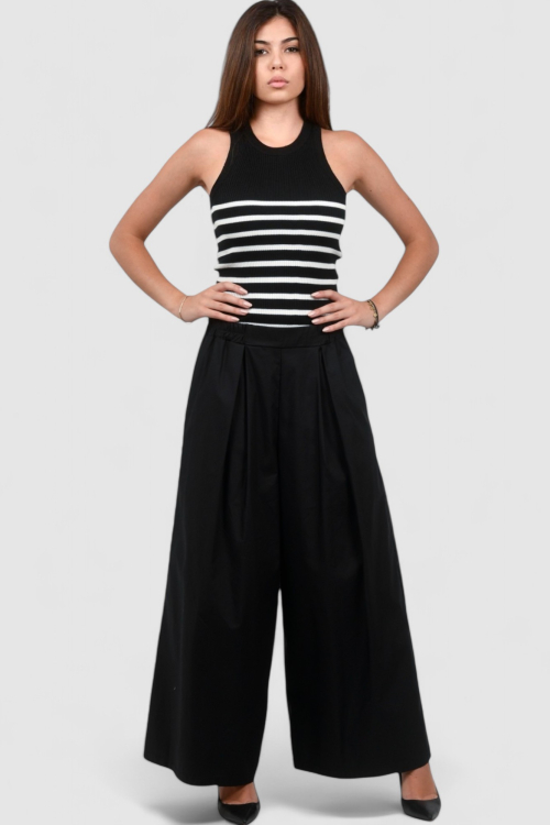 Ženski crni top Leona