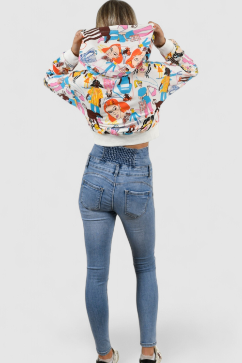 Ženski bijeli gornji dio trenirke Celine