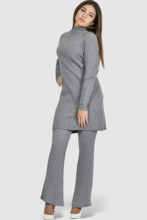 Ženska siva trenirka komplet Beatrix