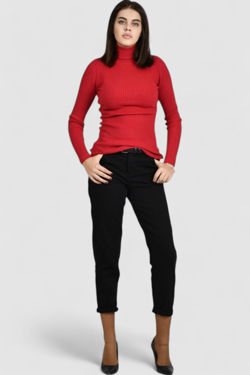 Ženski crveni lagani džemper Eleanora