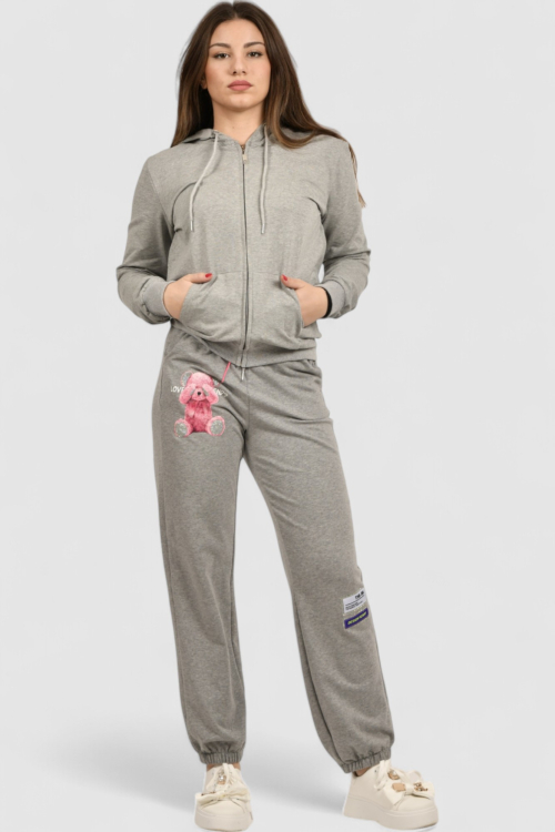 Ženski sivi gornji dio trenirke Lagoon