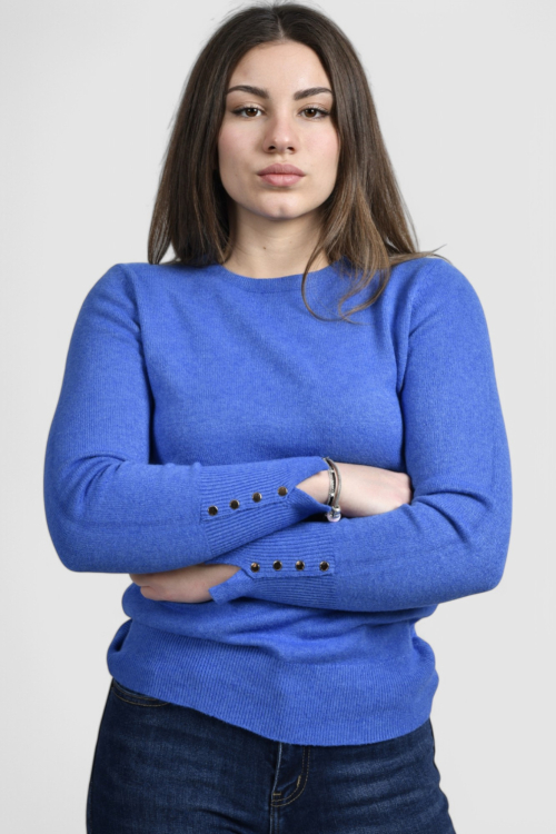 Ženski plavi lagani džemper Giavanna