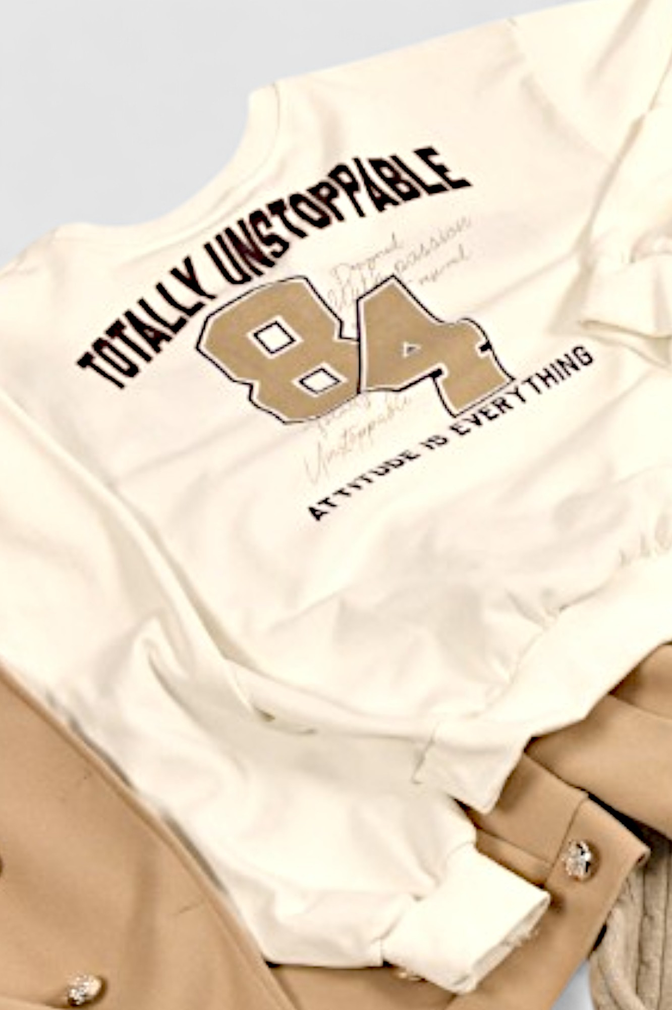 Ženska bijela hoodica bez kapuljače Amaya