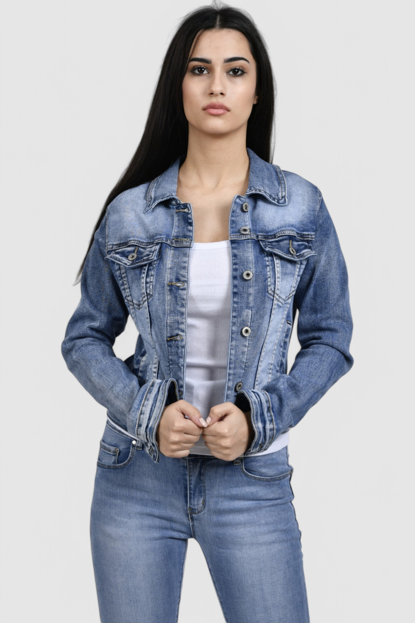 Ženska plava traper jakna Victoire