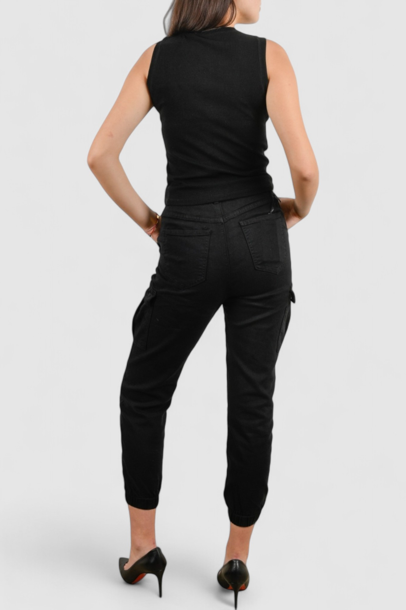 Ženska srebrna majica bez rukava Lumi