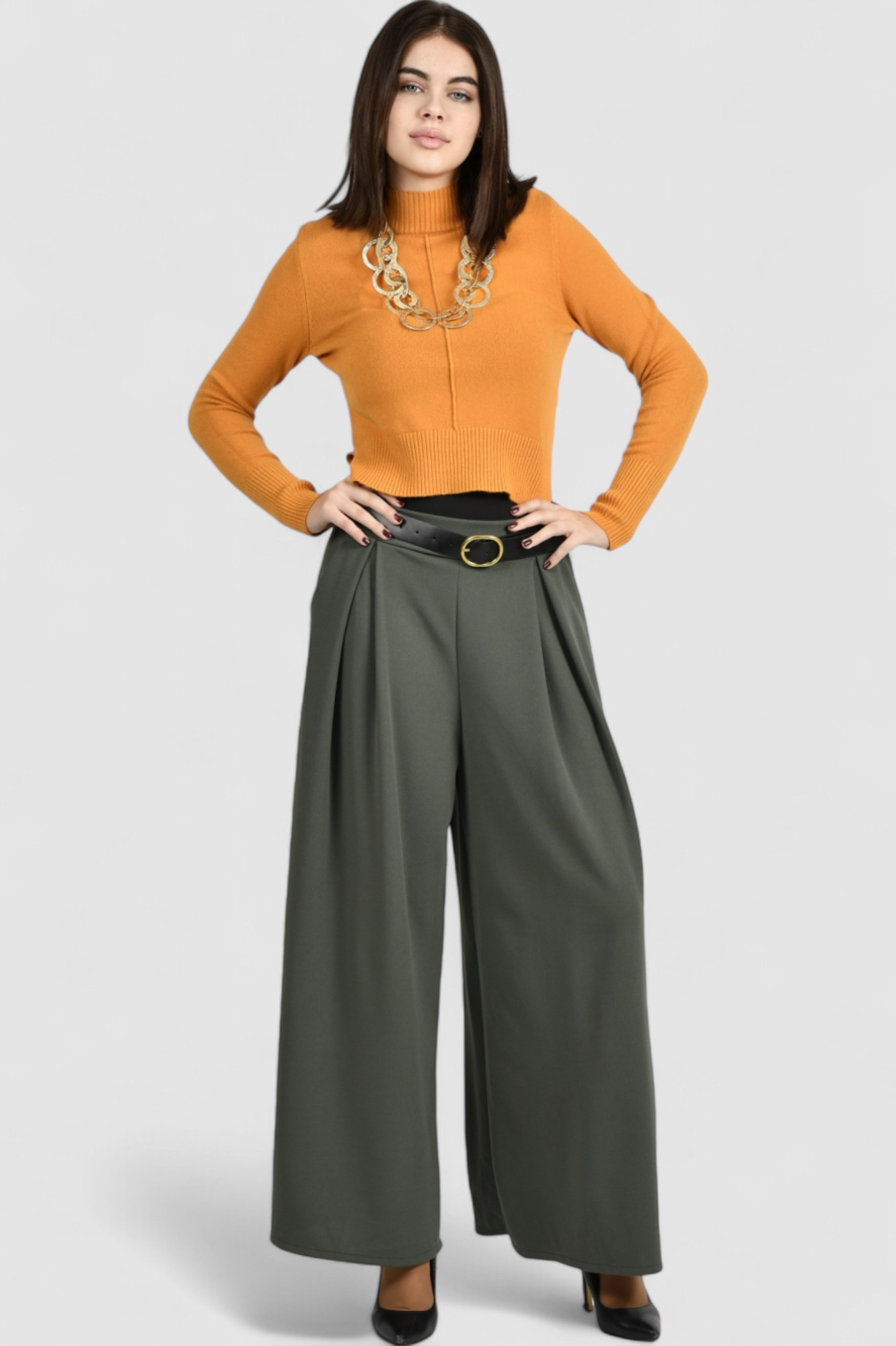 Ženski žuti lagani džemper Madeline