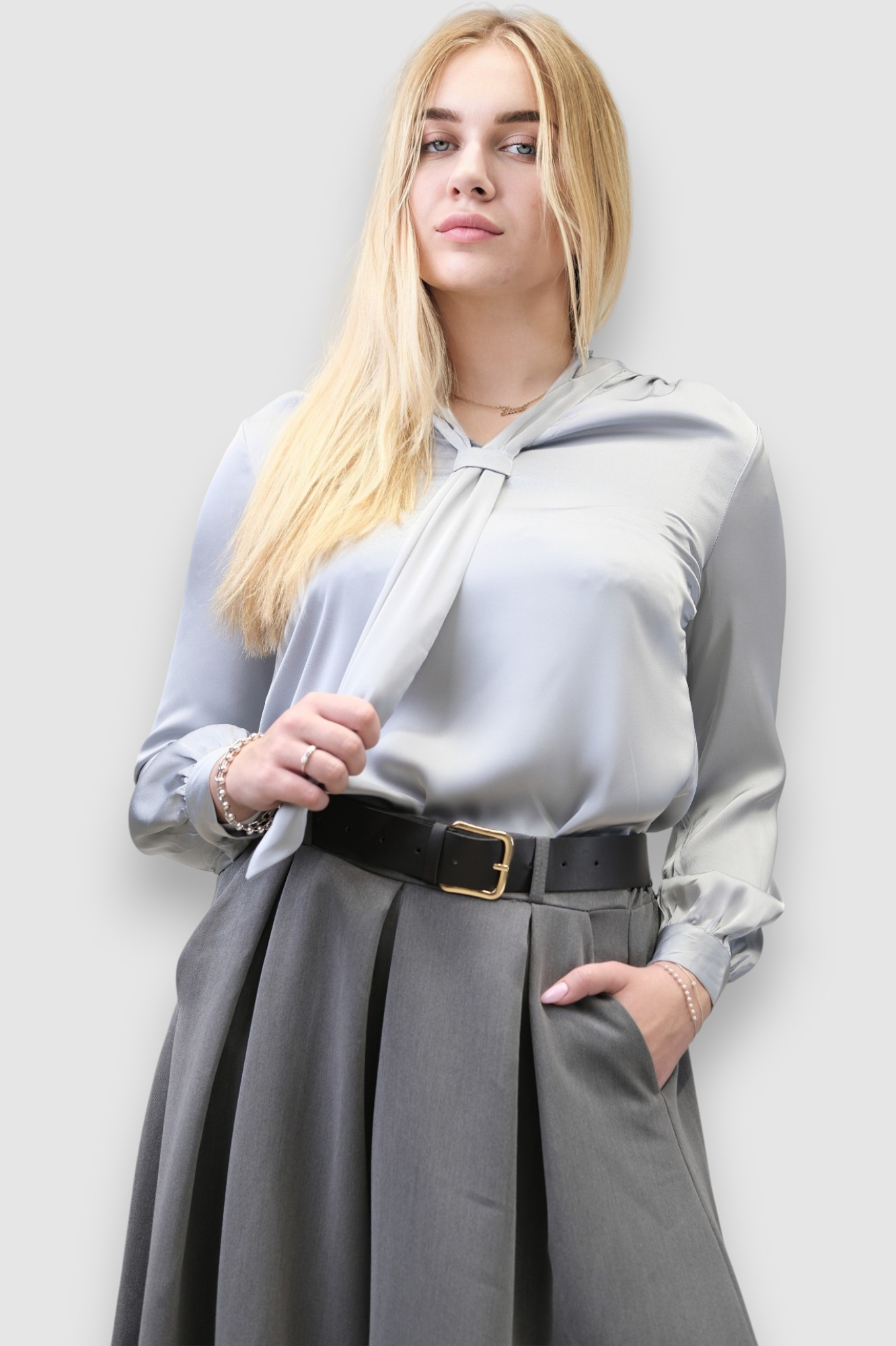 Ženske sive  suknja hlače Cicely