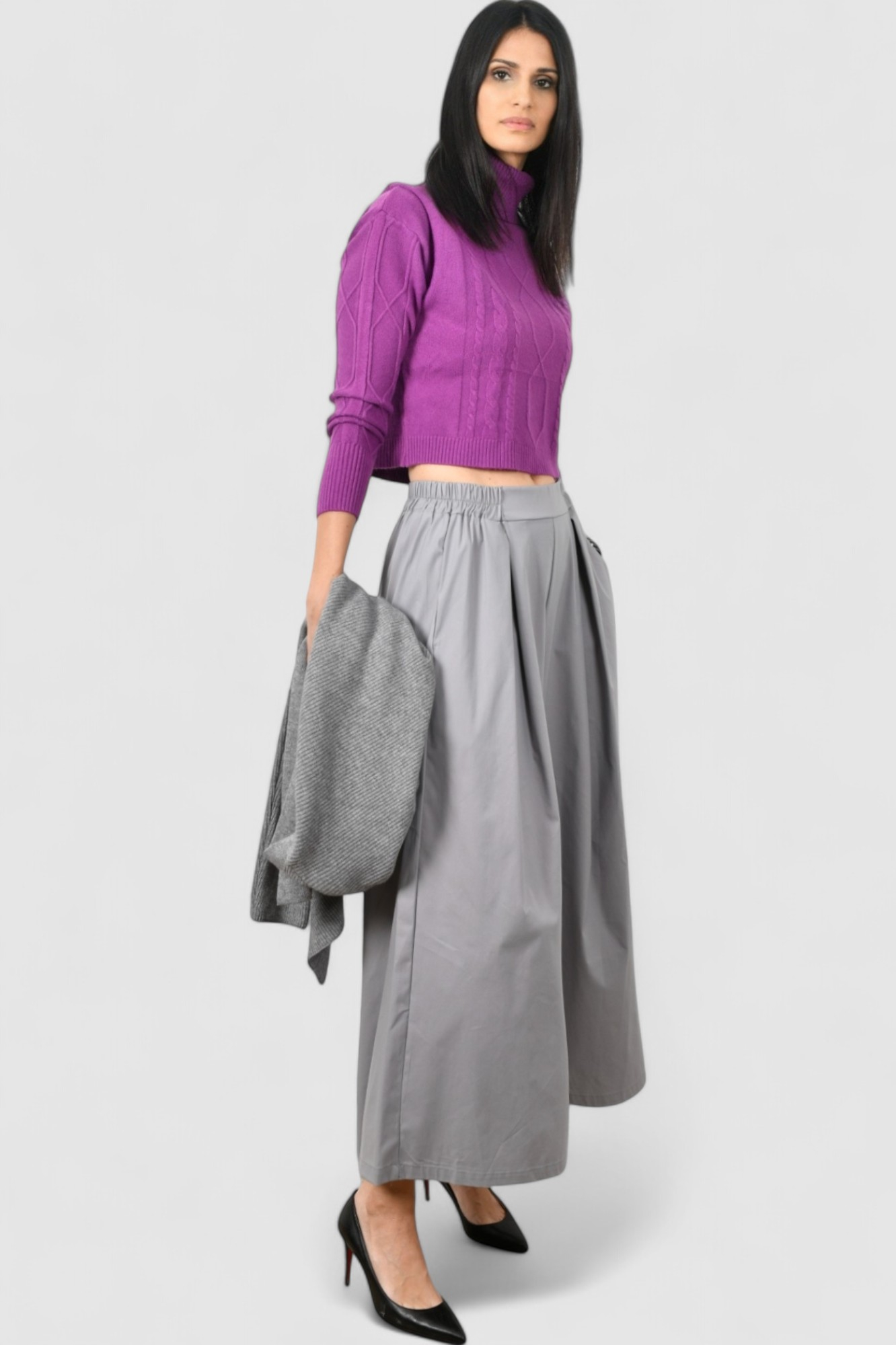 Ženski ljubičasti lagani džemper Violet