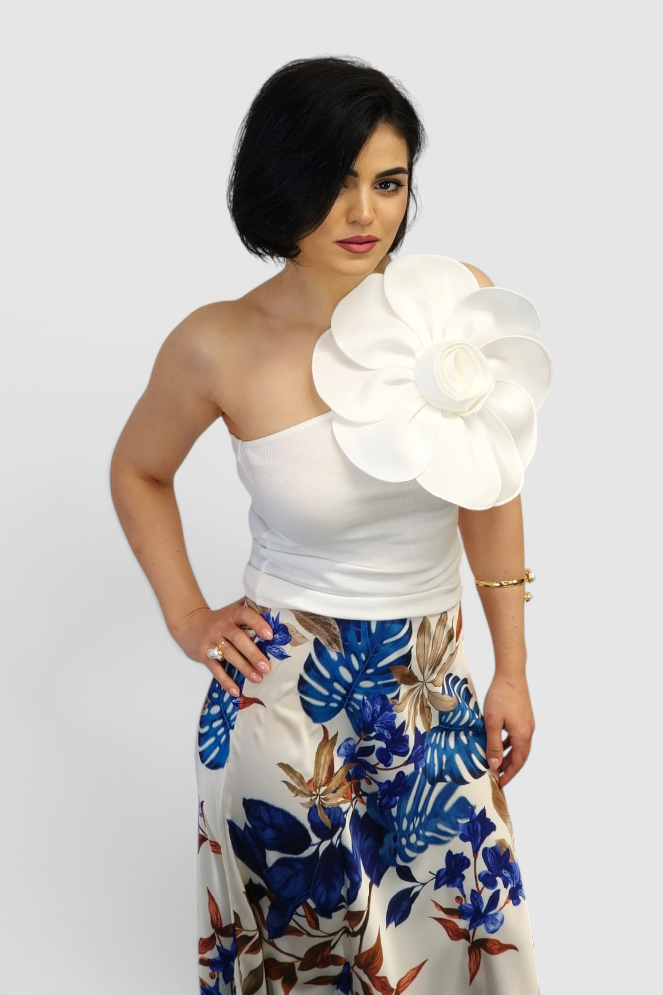 Ženski bijeli top Selin