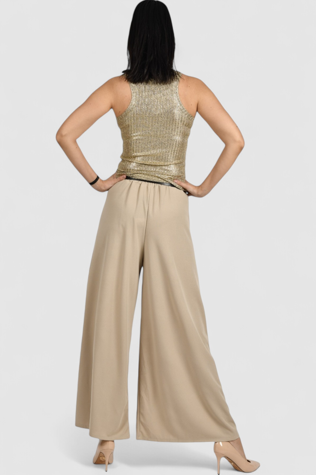 Ženske bež modne hlače Issa