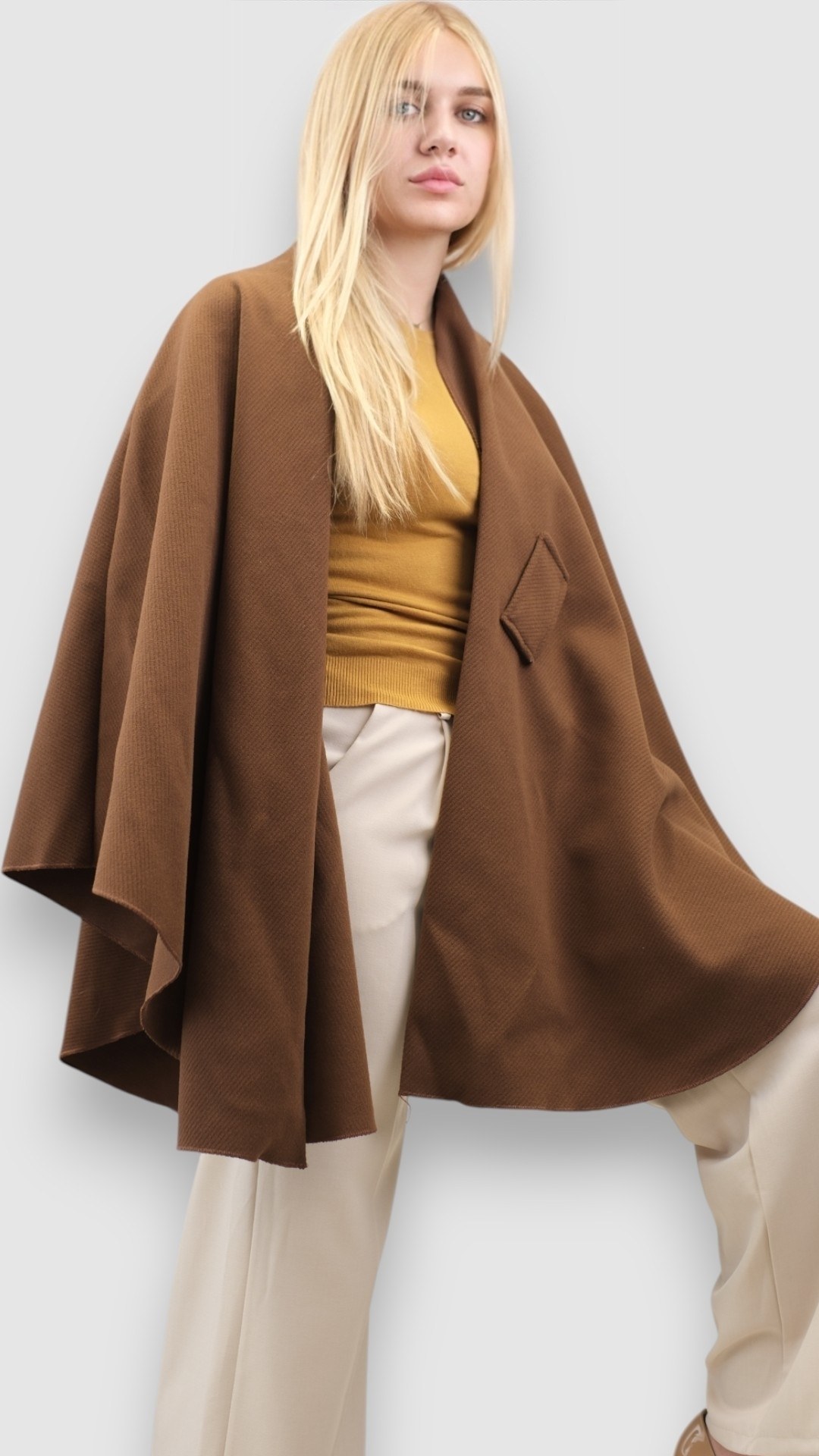 Ženski žuti lagani džemper Clarissa