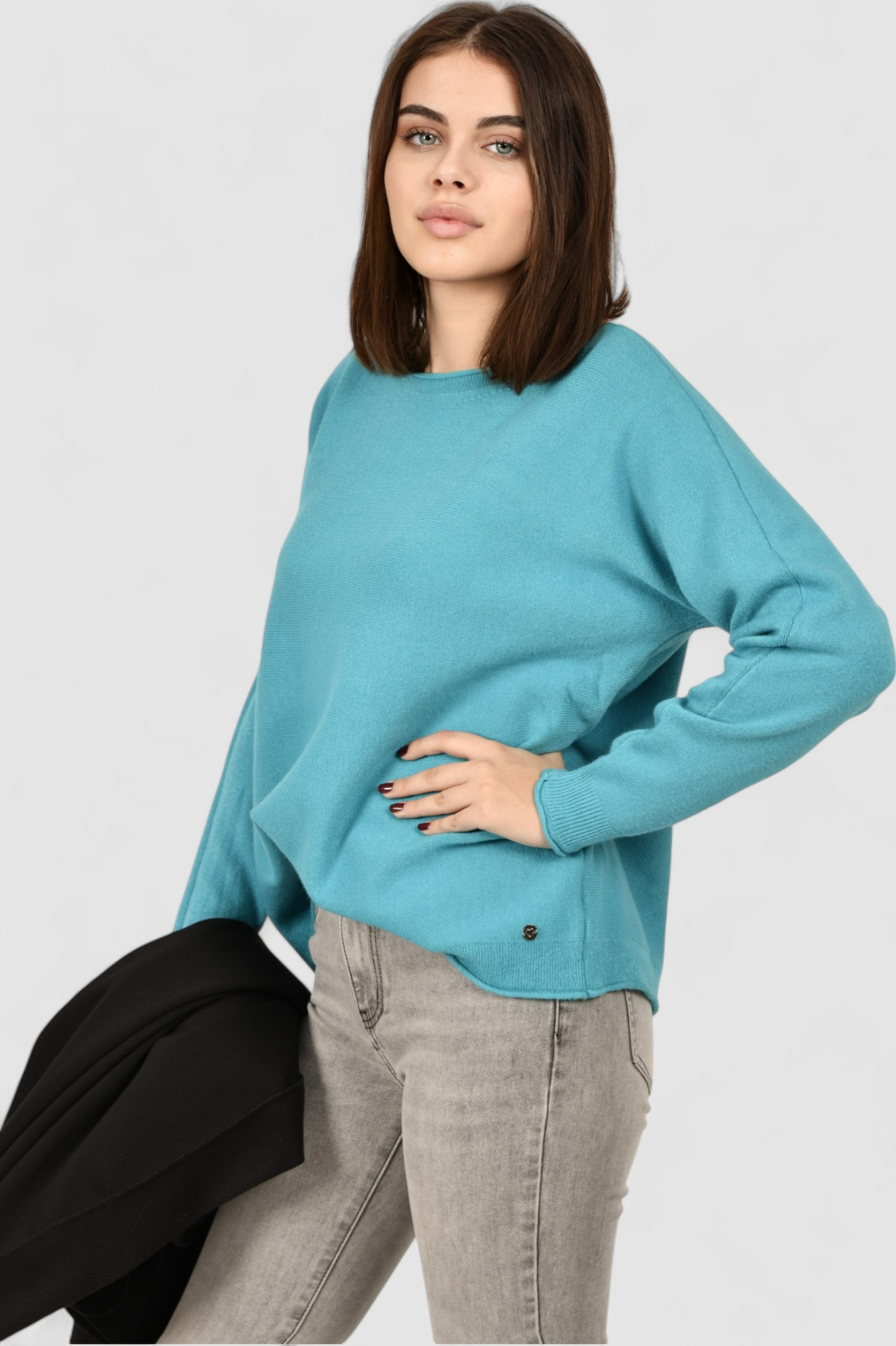 Ženski plavi lagani džemper Hannah