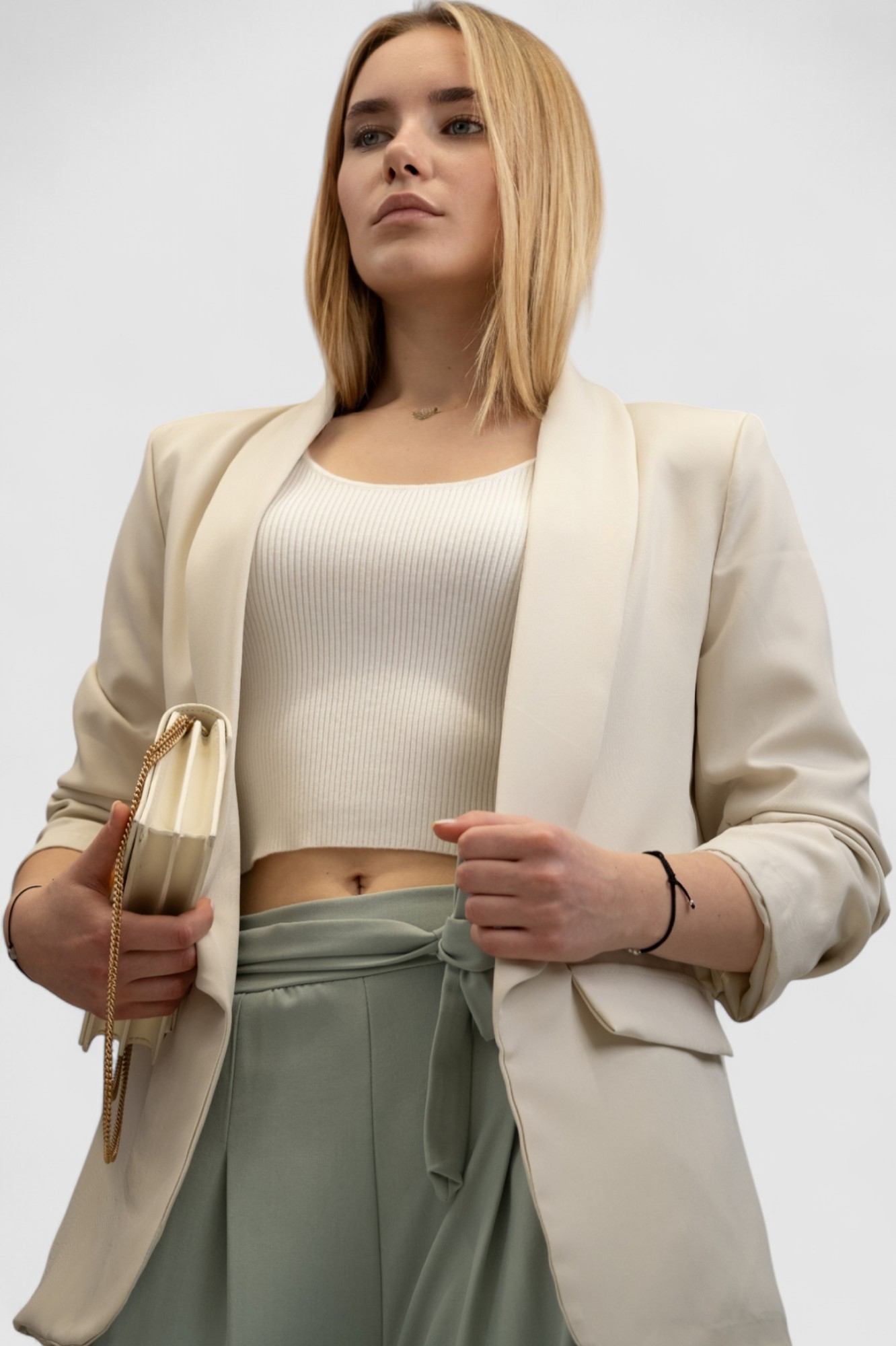 Ženski bijeli top Calliope