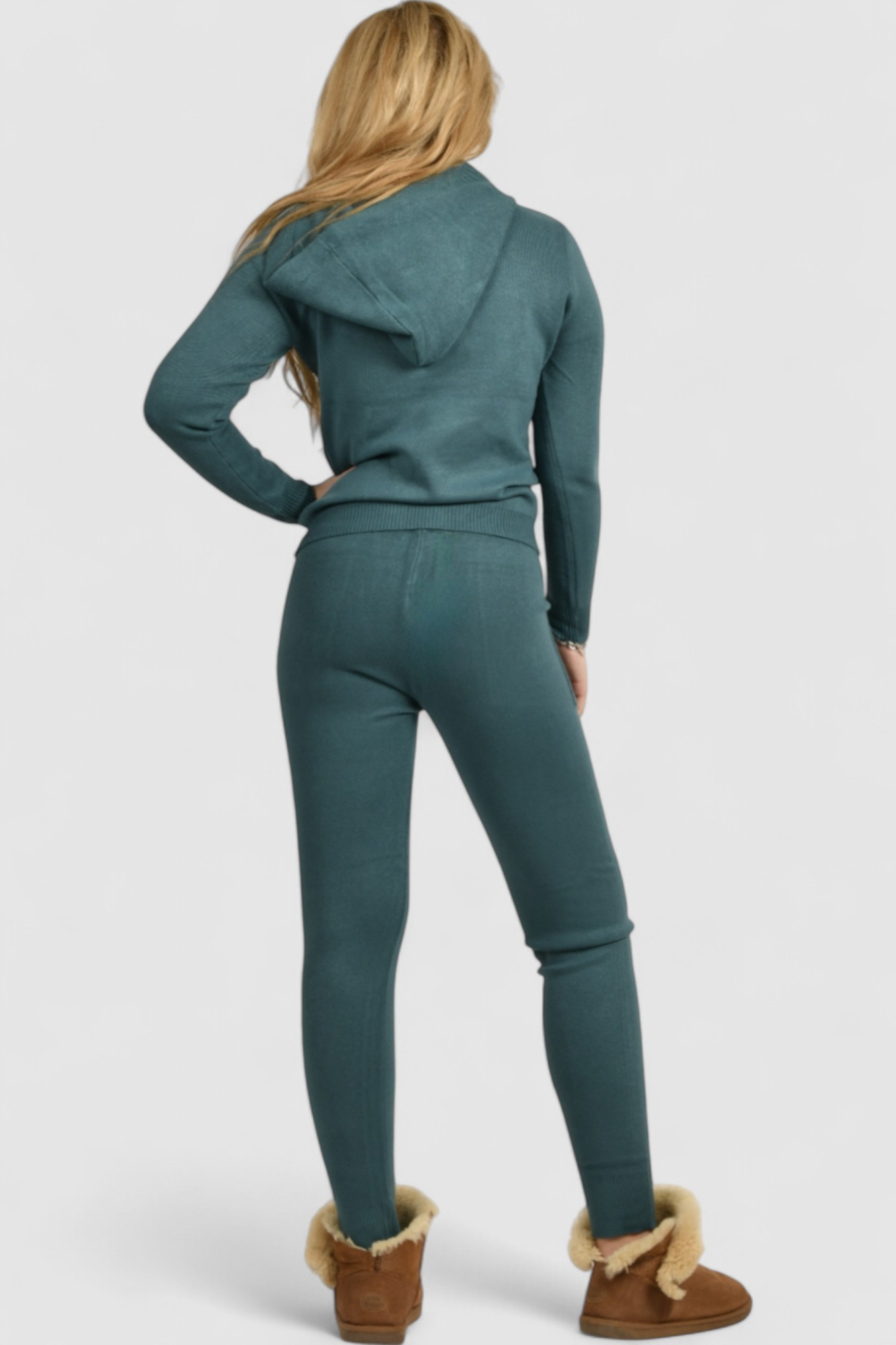 Ženska zelena trenirka komplet Leila