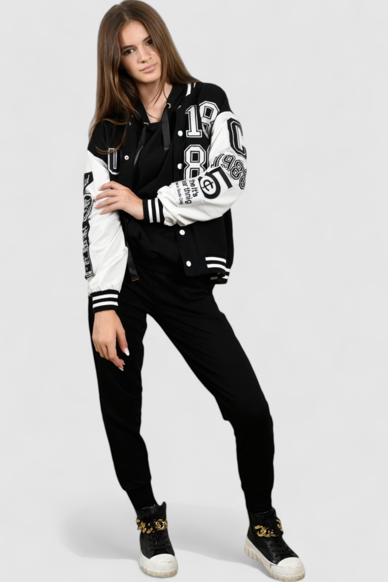 Ženska crna kratka jakna Aspen