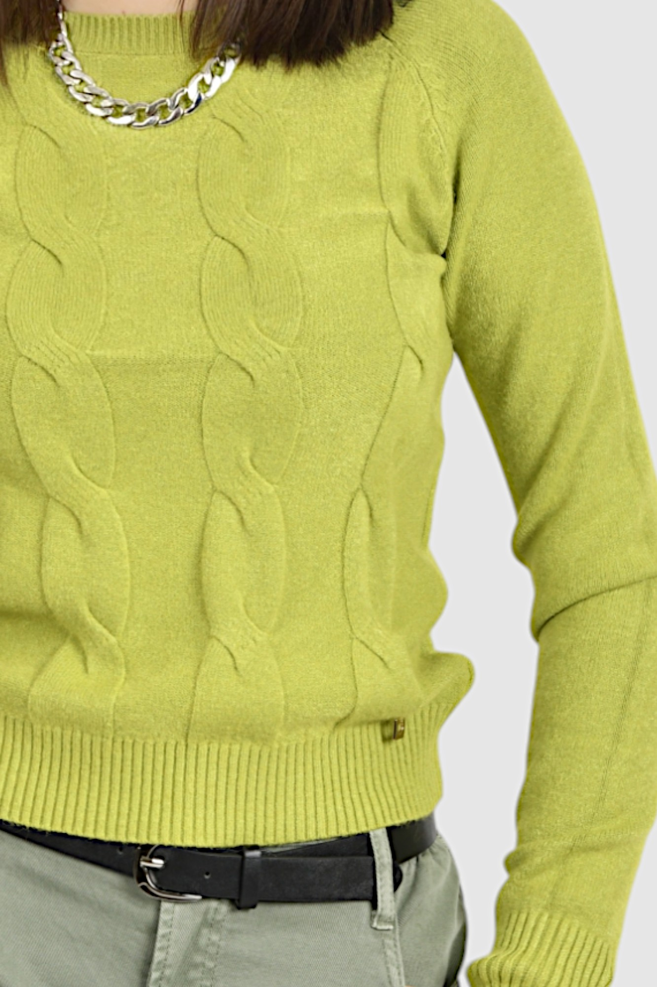 Ženski svijetlo zeleni lagani džemper Damaris