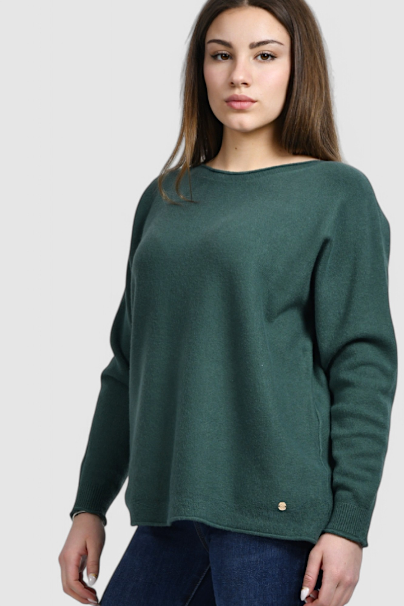 Ženski zeleni lagani džemper Hannah