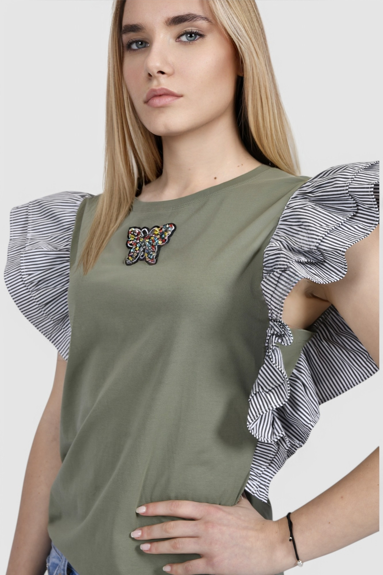 Ženska zelena casual majica Noemie