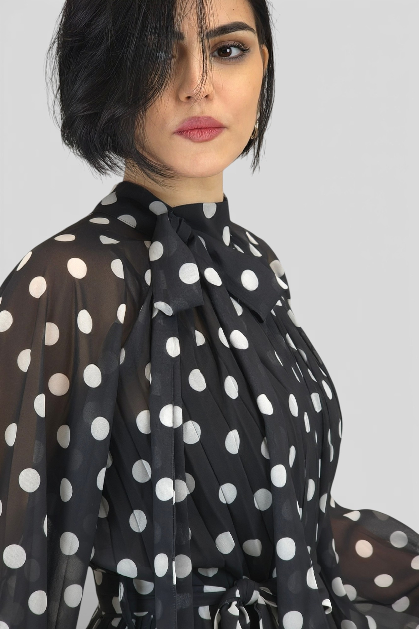 Crna maxi haljina Mya