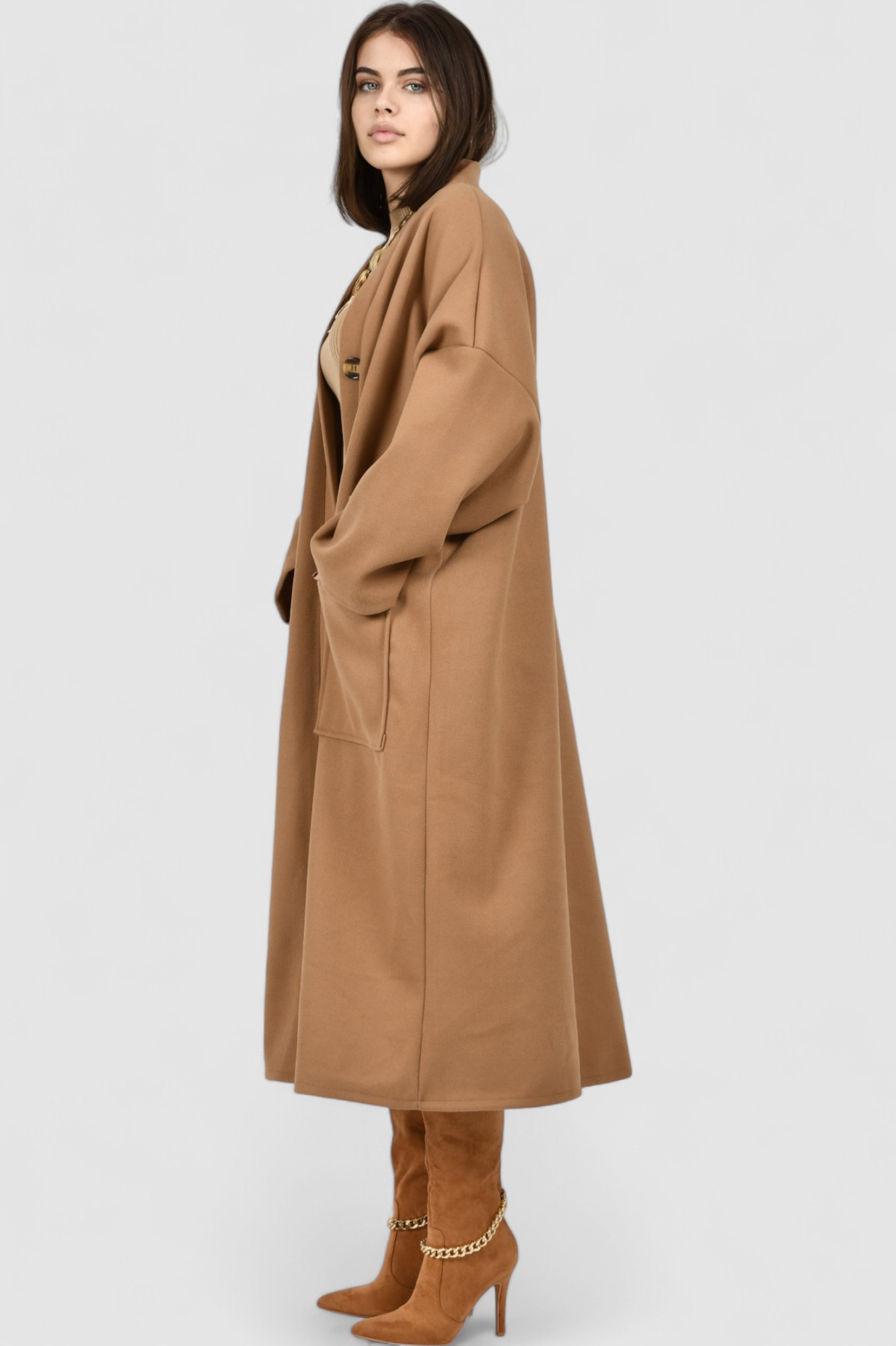 Ženska bež svakodnevna haljina Marley