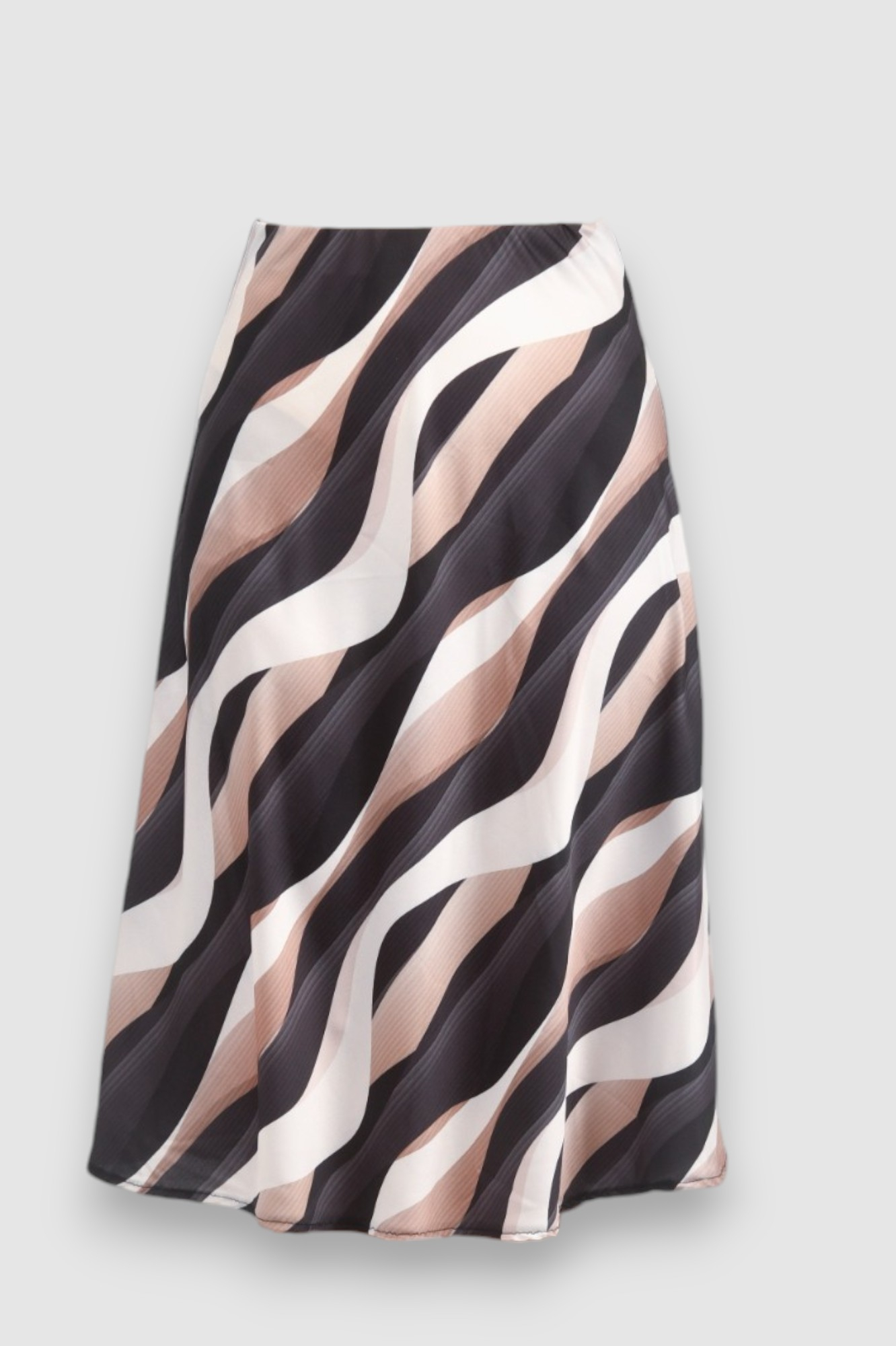 Ženska smeđa midi suknja Amayena