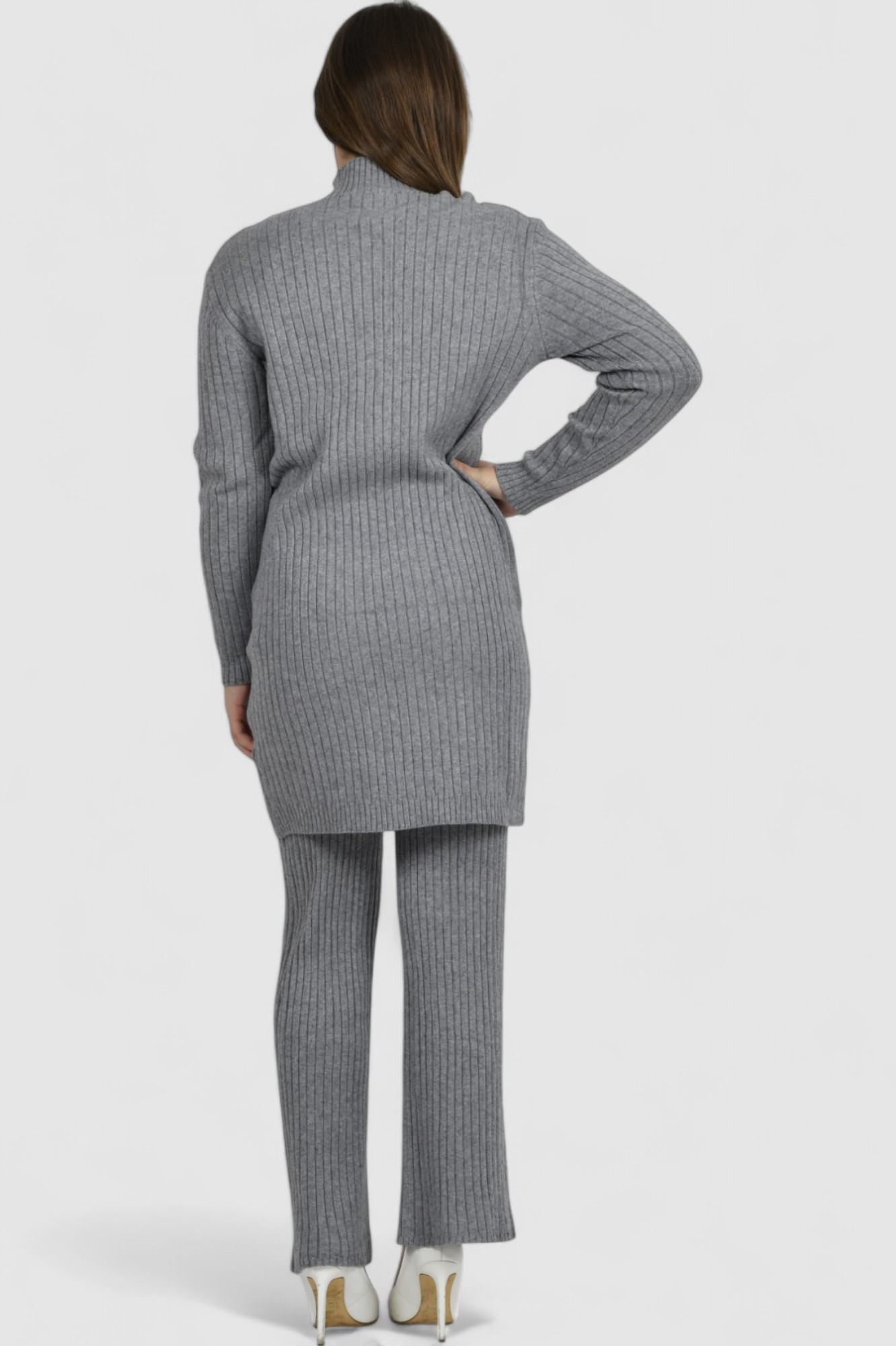 Ženska siva trenirka komplet Beatrix