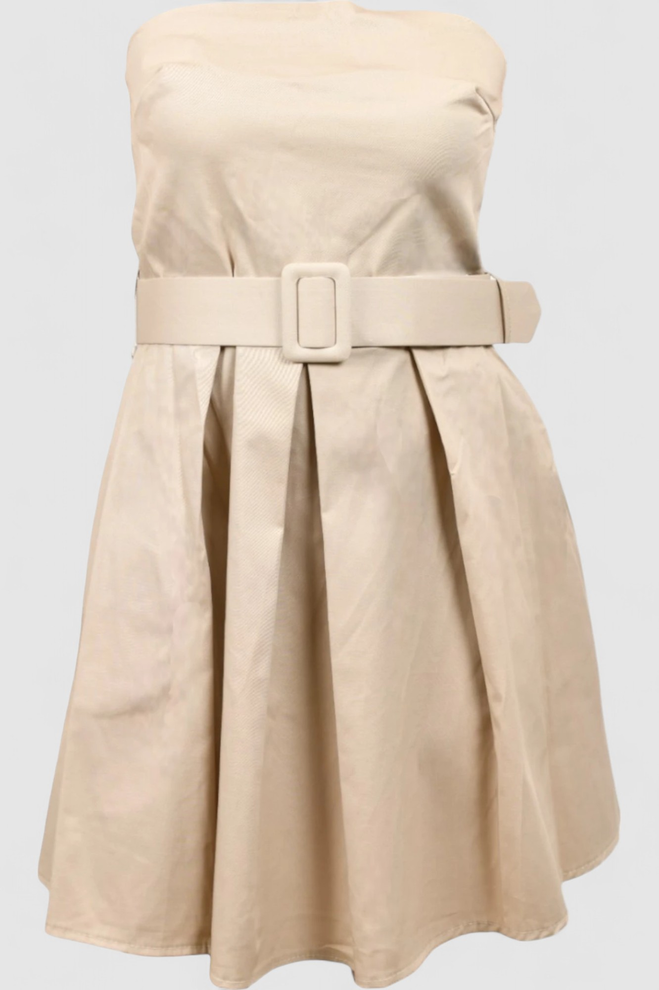 Ženska bež koktel haljina Daniela