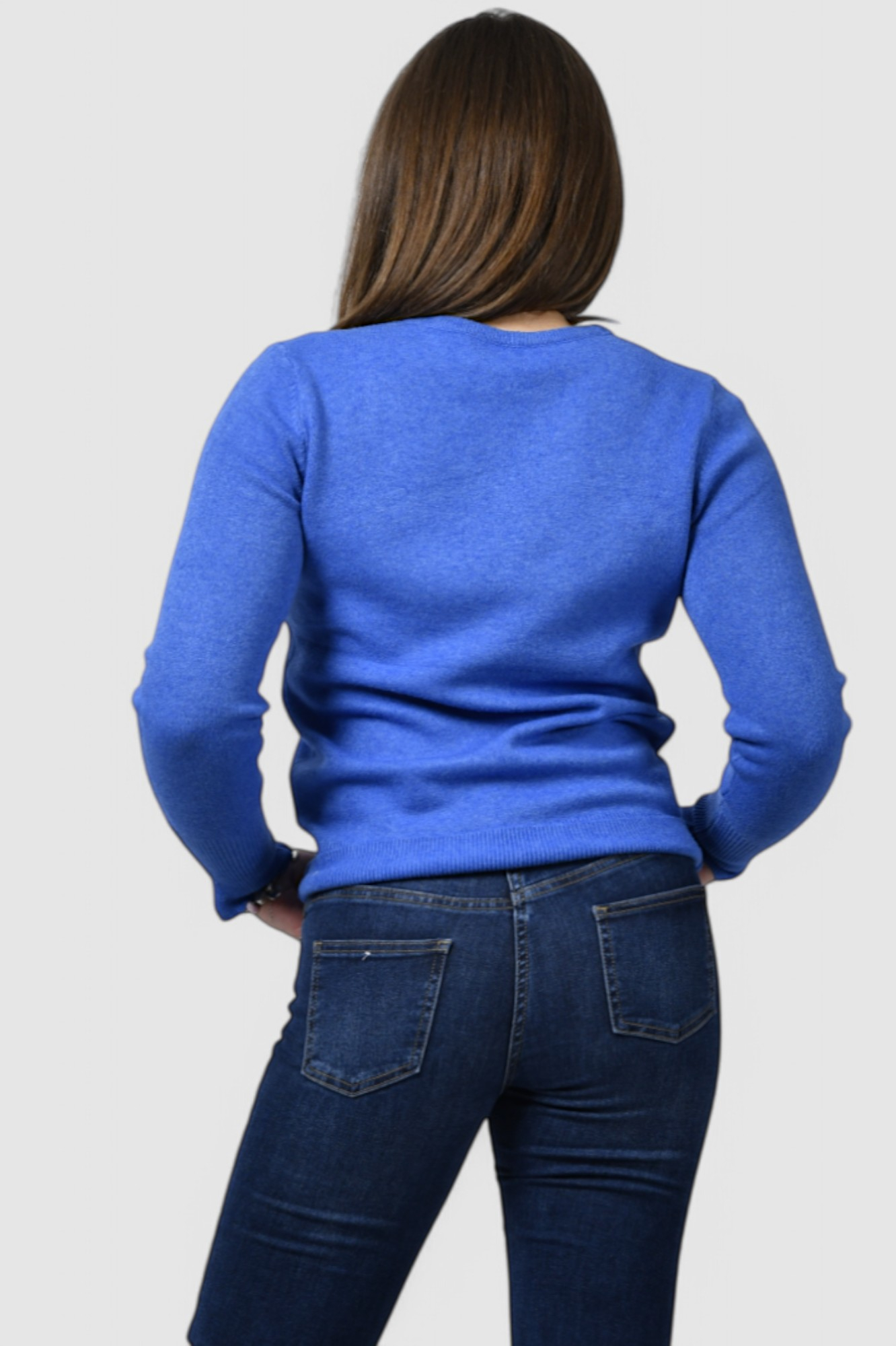 Ženski plavi lagani džemper Giavanna