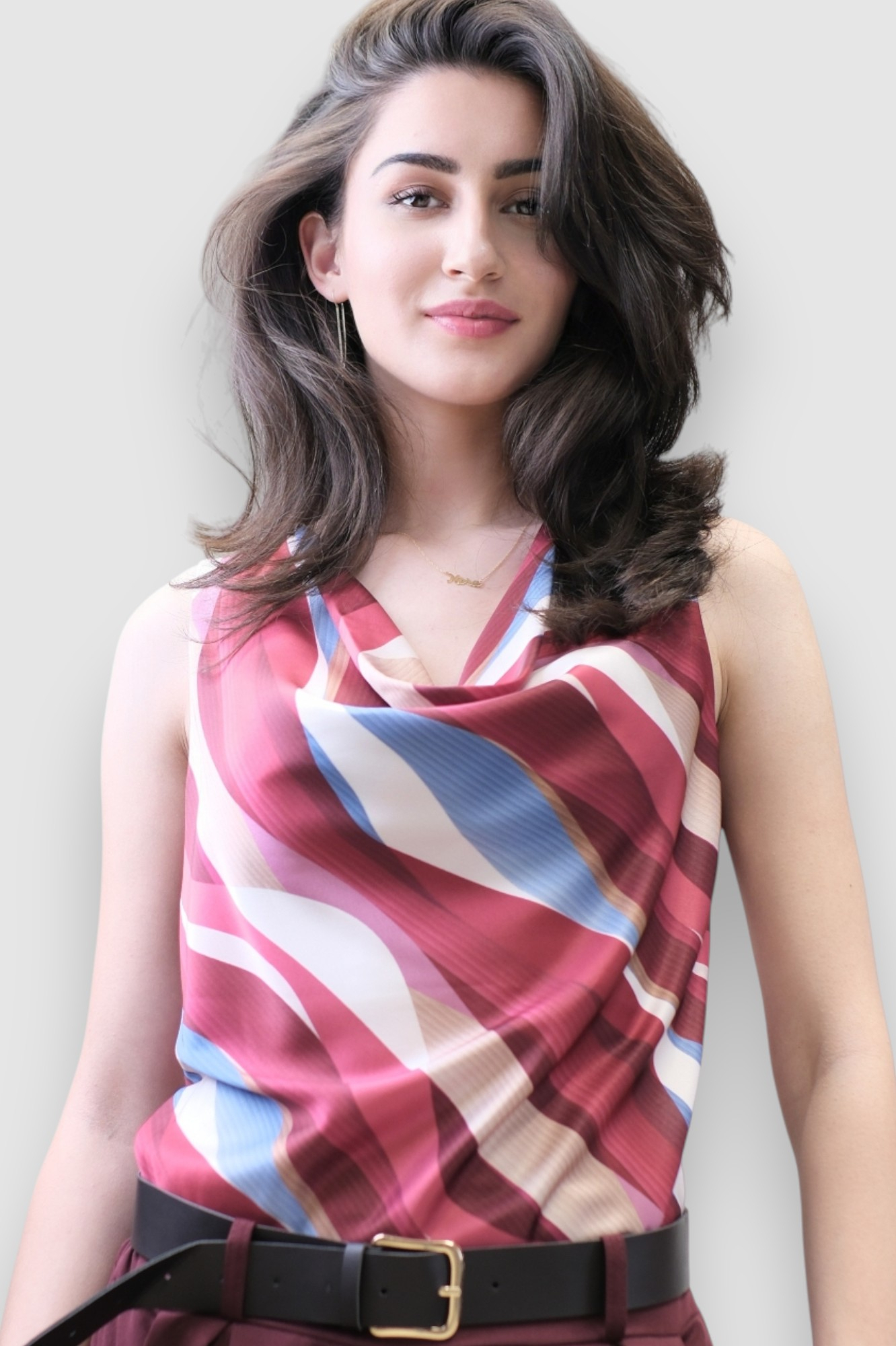 Ženska crvena elegantna bluza Arianne