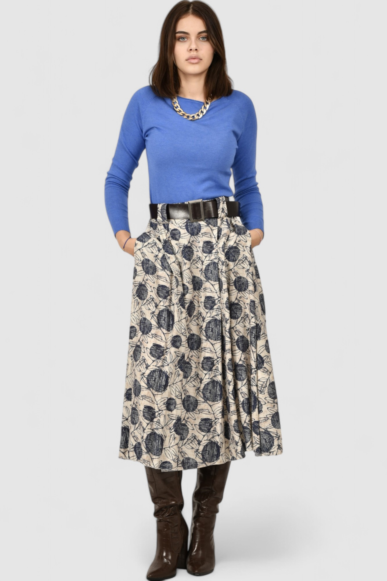 Ženski svijetlo plavai lagani džemper Vinny