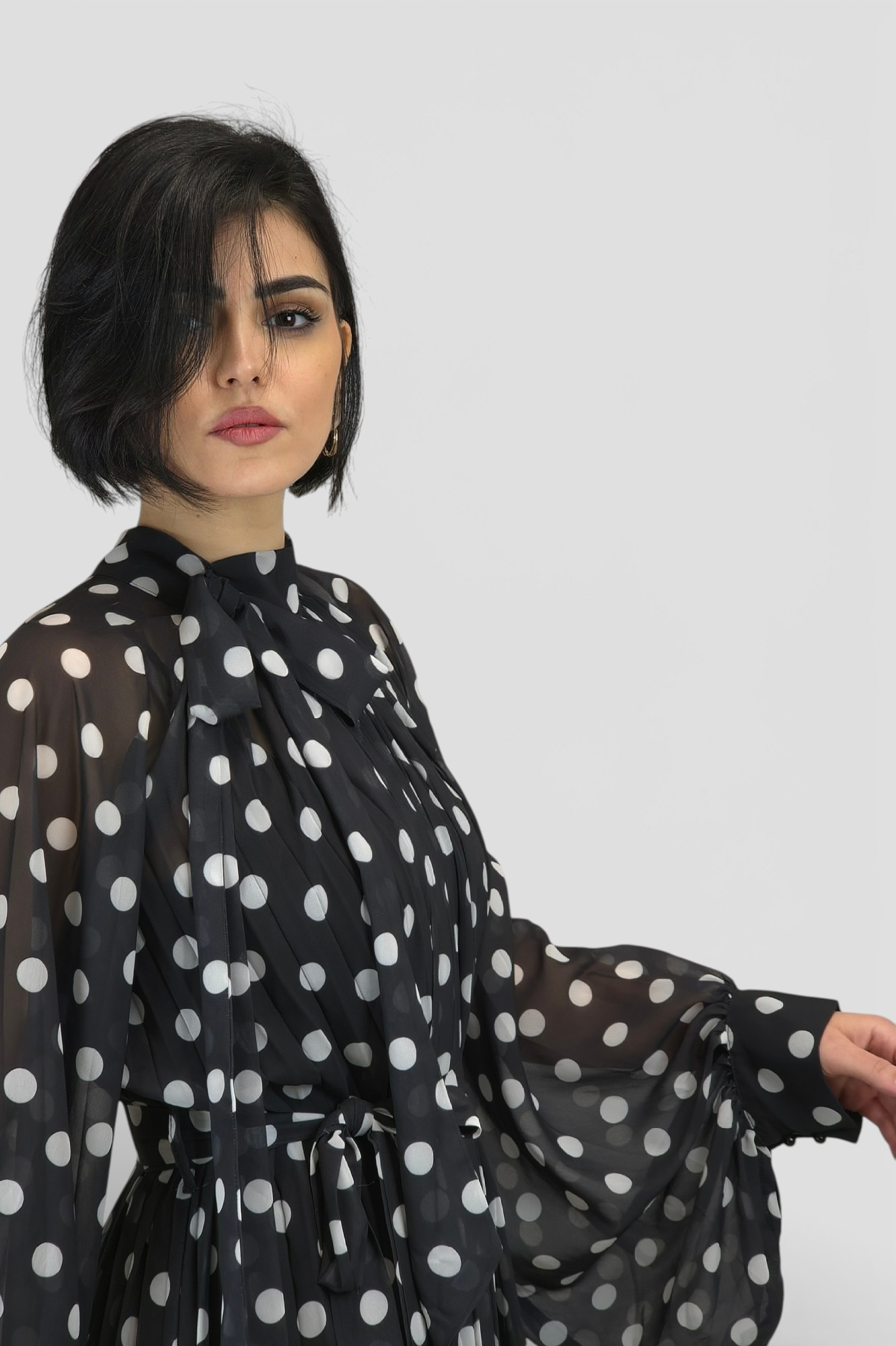 Crna maxi haljina Mya